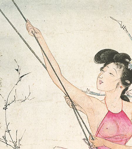 长寿区-胡也佛的仕女画和最知名的金瓶梅秘戏图